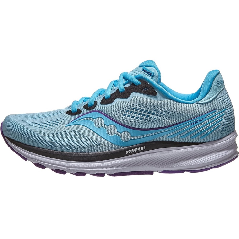 NIB Saucony size 6 Ride 14 Powder/Concord Blue sneakers